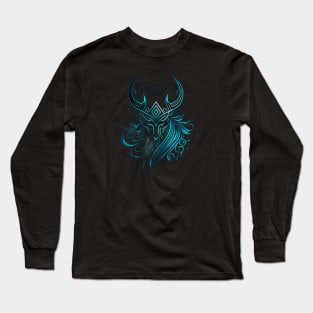 Viking, blue symbol Long Sleeve T-Shirt